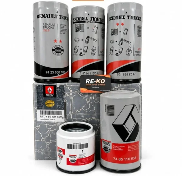 RENAULT 7485121589 Maintenance Filter Kit / Set (Oil and Fuel Filter Set)