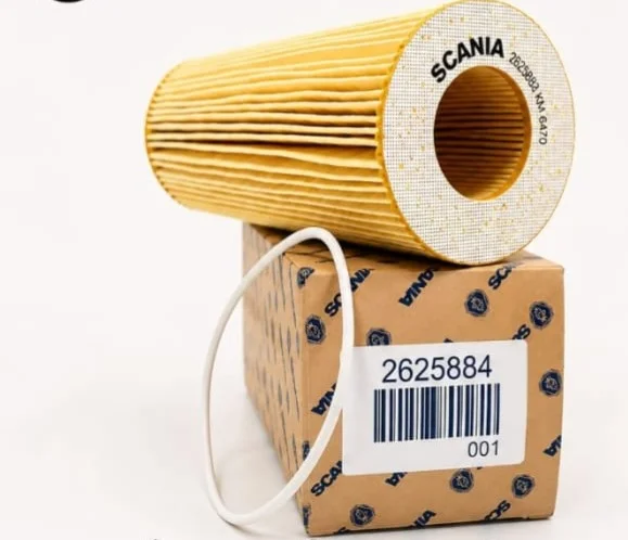 SCANIA 2625884 Engine Oil Filter (Element / Paper-Type Oil Filter Cartridge)