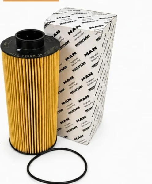 MAN 61.05504-0132  Engine Oil Filter - Element / Paper-Type Oil Filter Cartridge