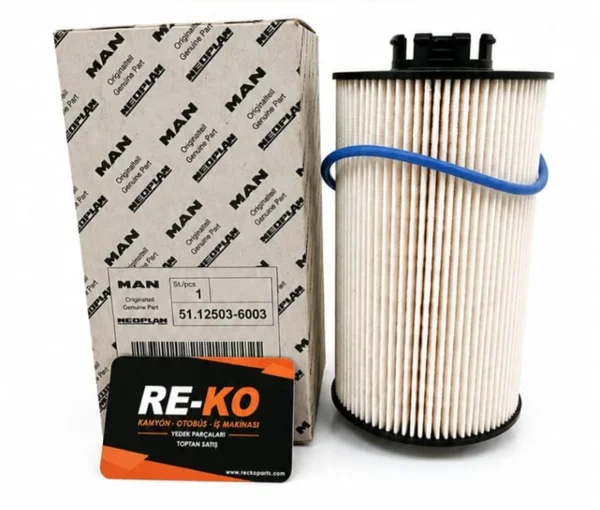MAN 51.12503-6003  Filter Element / Paper Cartridge-Type Fuel Filter (Includes Gasket)