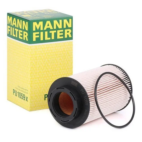 MANN-HUMMEL PU 1059 X MAN 51-12503-0061 Filter Element / Paper Cartridge-Type Fuel Filter (Includes Sealing Gaskets)
