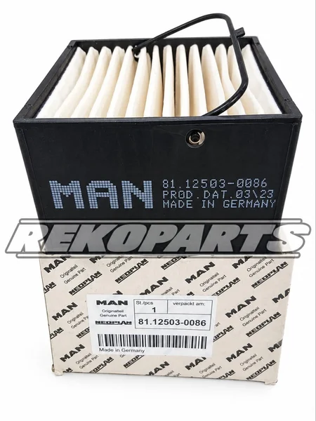 81.12503-0086 MAN Diesel / Fuel Filter Element (with Water Separator) 81125030086