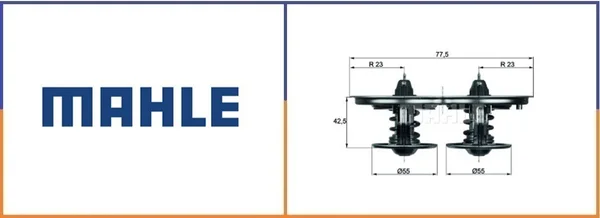  TX3271D MAHLE-BEHR engine coolant thermostat with a 71°C opening temperature S-215971