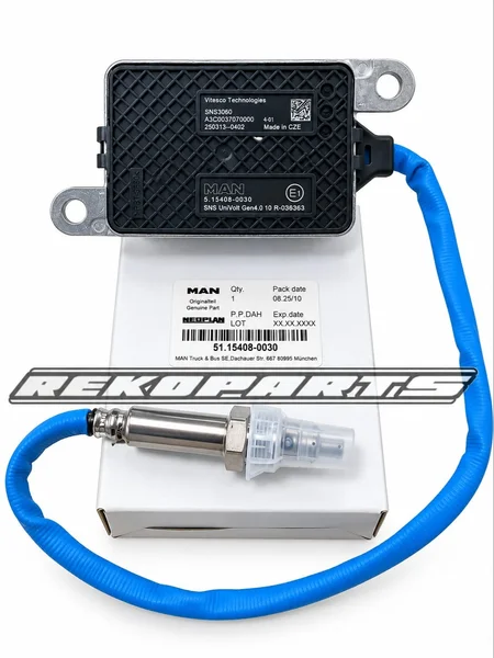 51.15408-0030 MANN Pre-Catalyst (SCR Inlet) NOx (Nitrogen Oxide) Sensor 51154080030