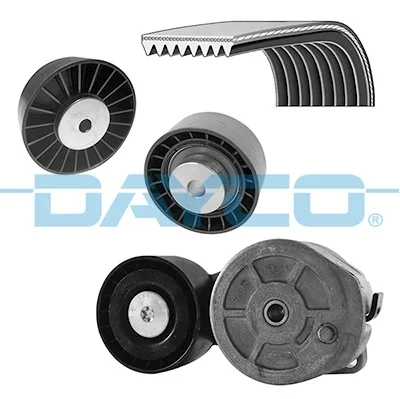 DAYCO KPV128HD Fan Belt Tensioner Bearing Kit (Heavy-Duty Auxiliary Belt Kit).