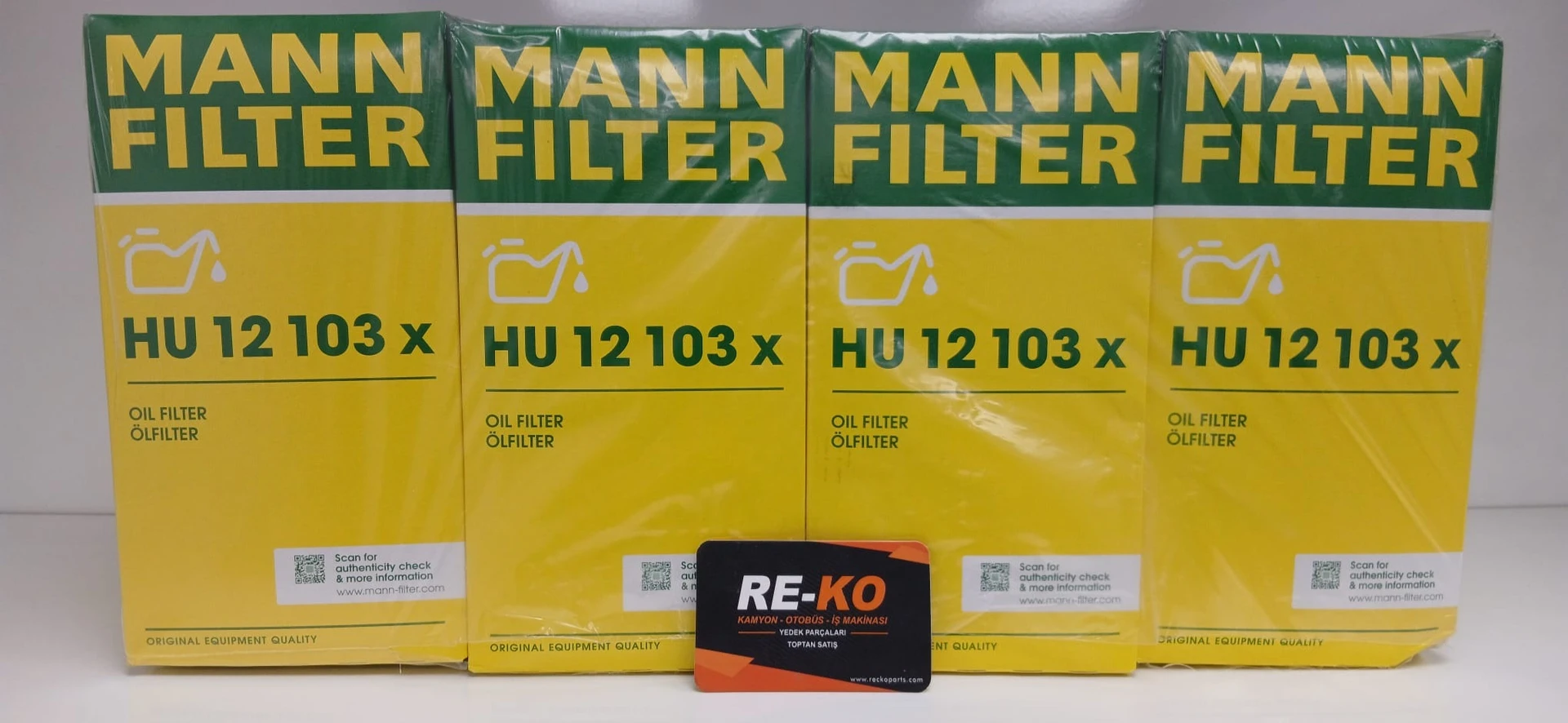 HU 12 103 X  MANN-FILTER Oil Filter (Filter Element - With Gasket)